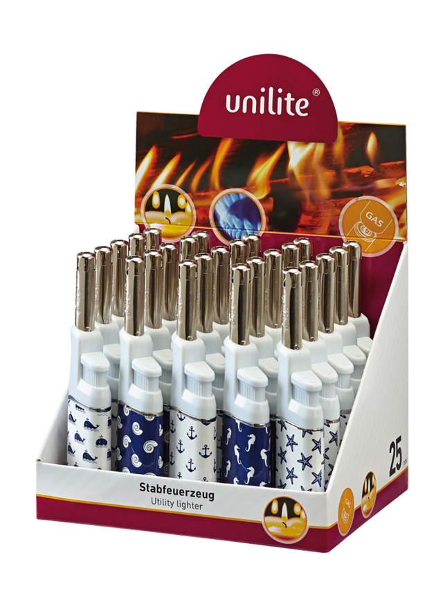 11829-01 - BERGAMO Maritime Mini-Stabfeuerzeug - Soft Flame &ndash; Bild 1